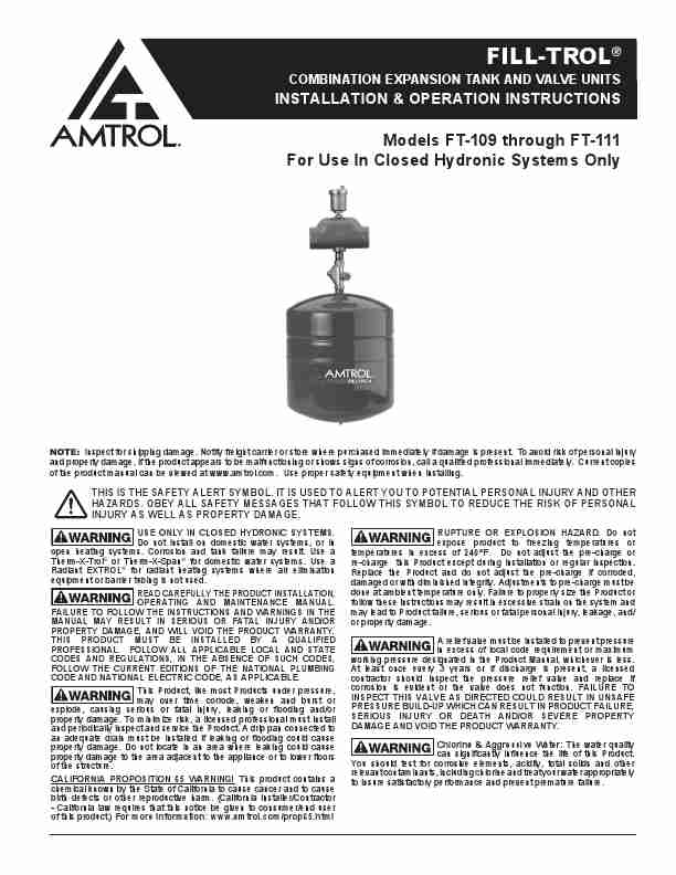 Amtrol Marine Sanitation System FT-109 THROUGH FT-111-page_pdf